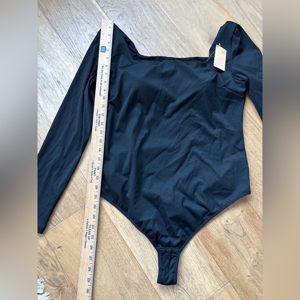 NWT popilush shapewear long sleeve square neck thong bodysuit 3XL - Picture 4 of 8